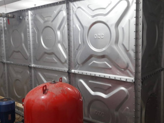 25 Ton Paslanmaz Modüler Su Deposu