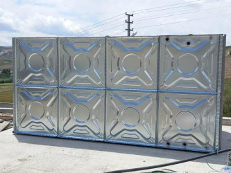 50 Ton Paslanmaz Modüler Su Deposu