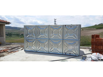 3,75 Ton Galvanizli Modüler Su Deposu