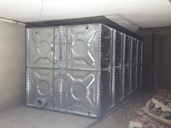 100 Ton Paslanmaz Modüler Su Deposu
