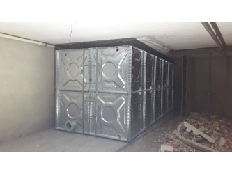 2,5 Ton Galvanizli Modüler Su Deposu