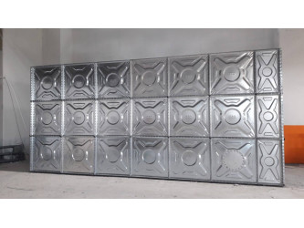 10 Ton Galvanizli Modüler Su Deposu